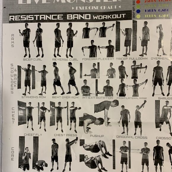 46 inch resistance bands and accessories (See photos). Unisex - Picture 8 of 10